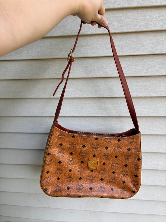 MCM Handbags - MCM Cognac Visetos Shoulder germany made (authentic )
